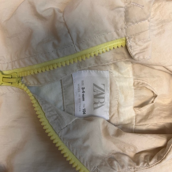 Zara toddler kids jacket, Wind breaker with hood and pockets, size 3-4 - Picture 7 of 9